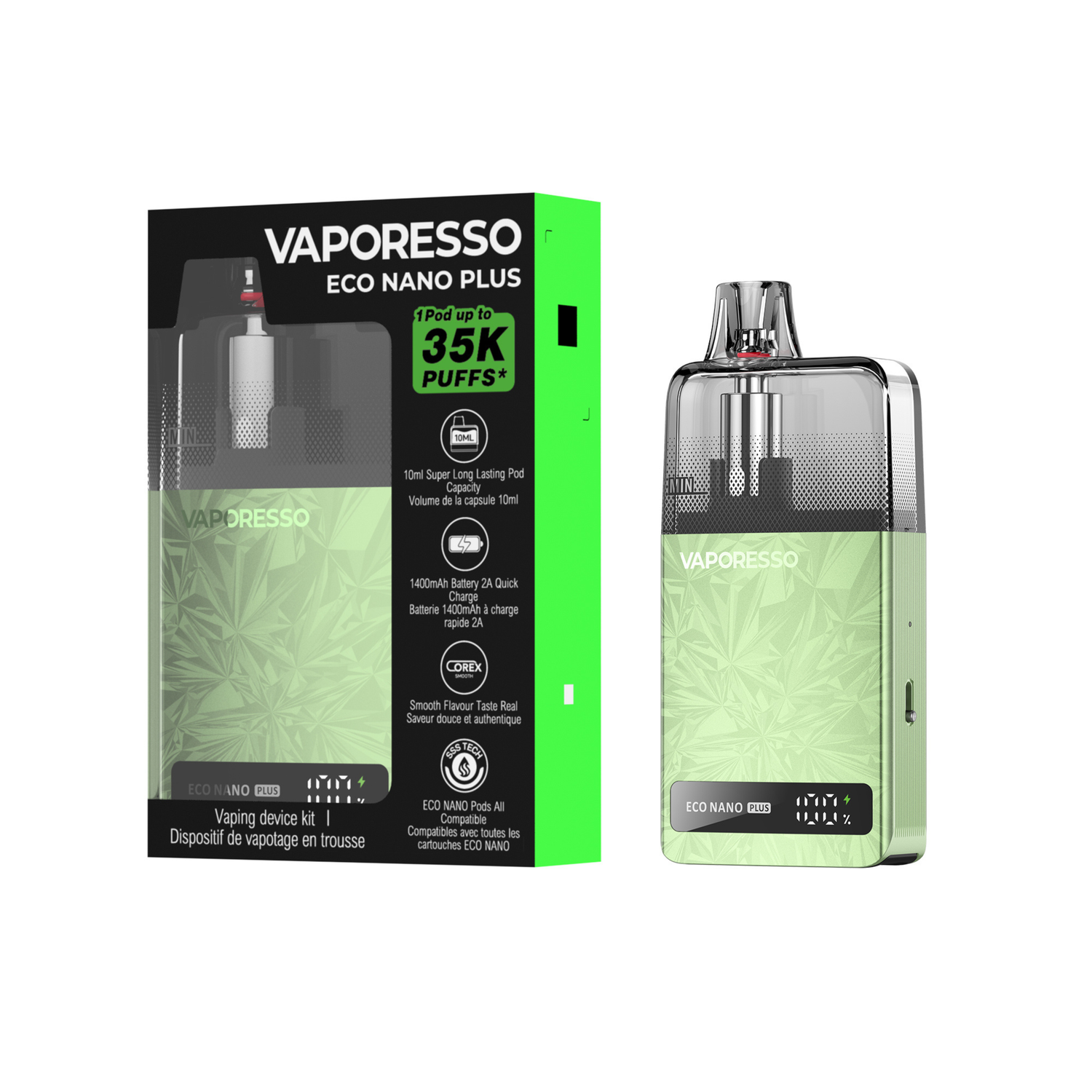 VAPORESSO ECO NANO PLUS POD KIT [CRC]