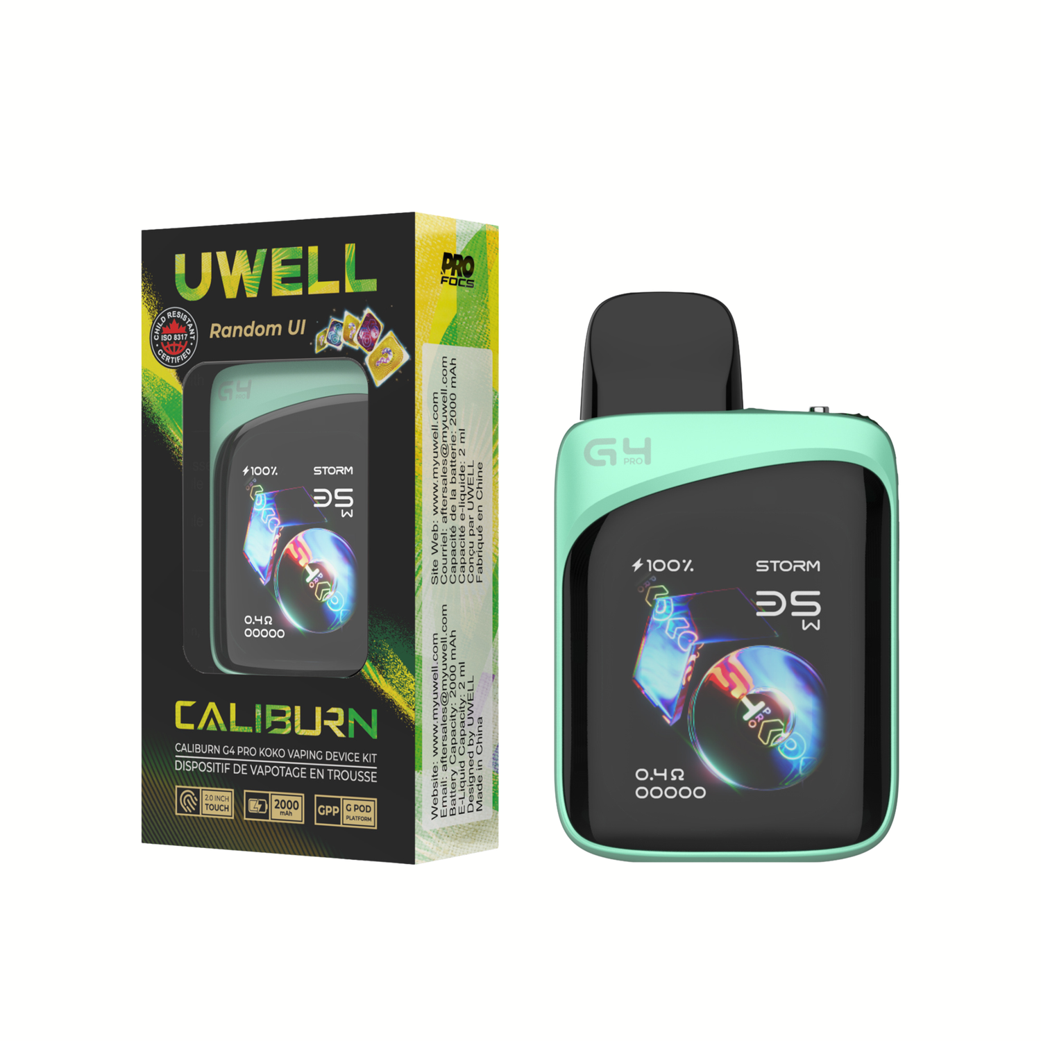 UWELL CALIBURN G4 PRO KOKO POD KIT [CRC]
