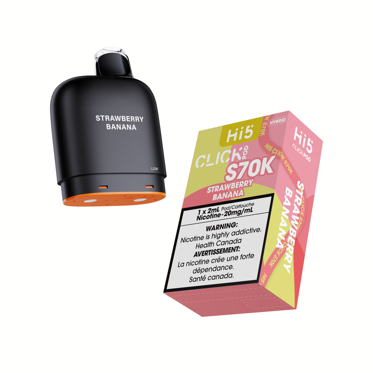 Hi5 Click S70K (4pc/Carton) [Federal] {Prefilled Pods}