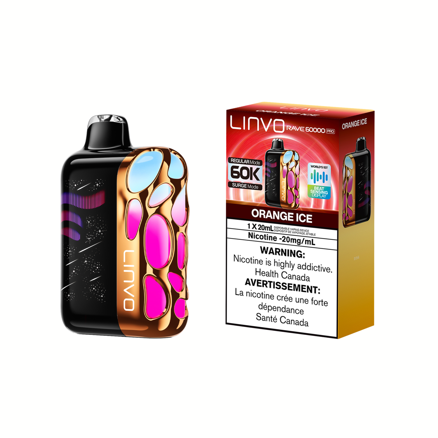 Linvo Rave 60000 Pro (4pc/Carton) [Federal]