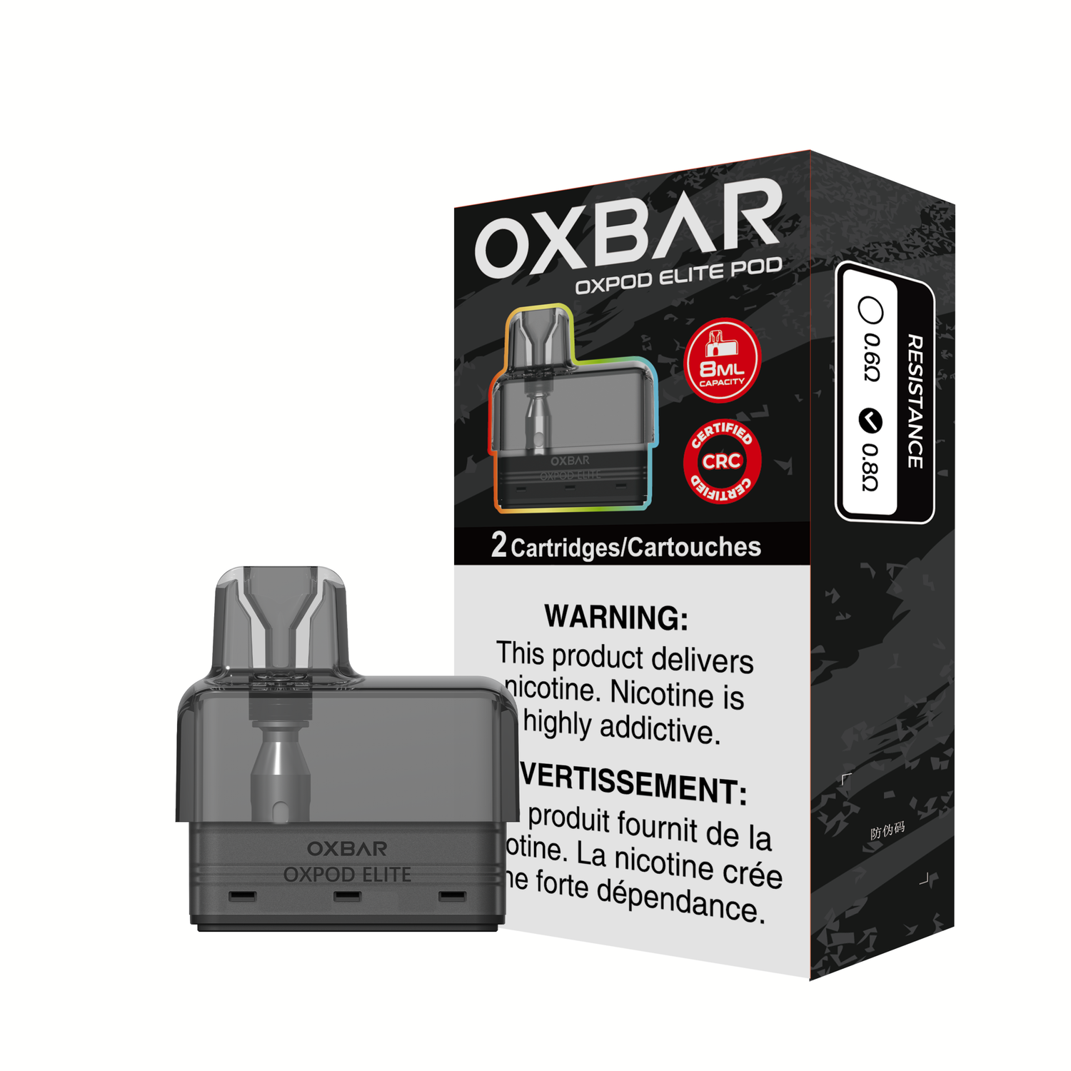 Oxbar Oxpod Elite Replacement Pod (2 Pack) [CRC]