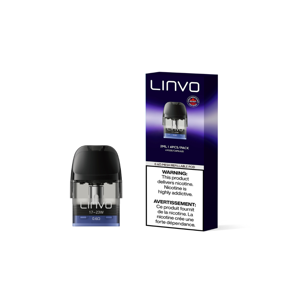LINVO FORCE AIR 0.6 OHM REPLACEMENT POD 2ML (4 PACK) [CRC]