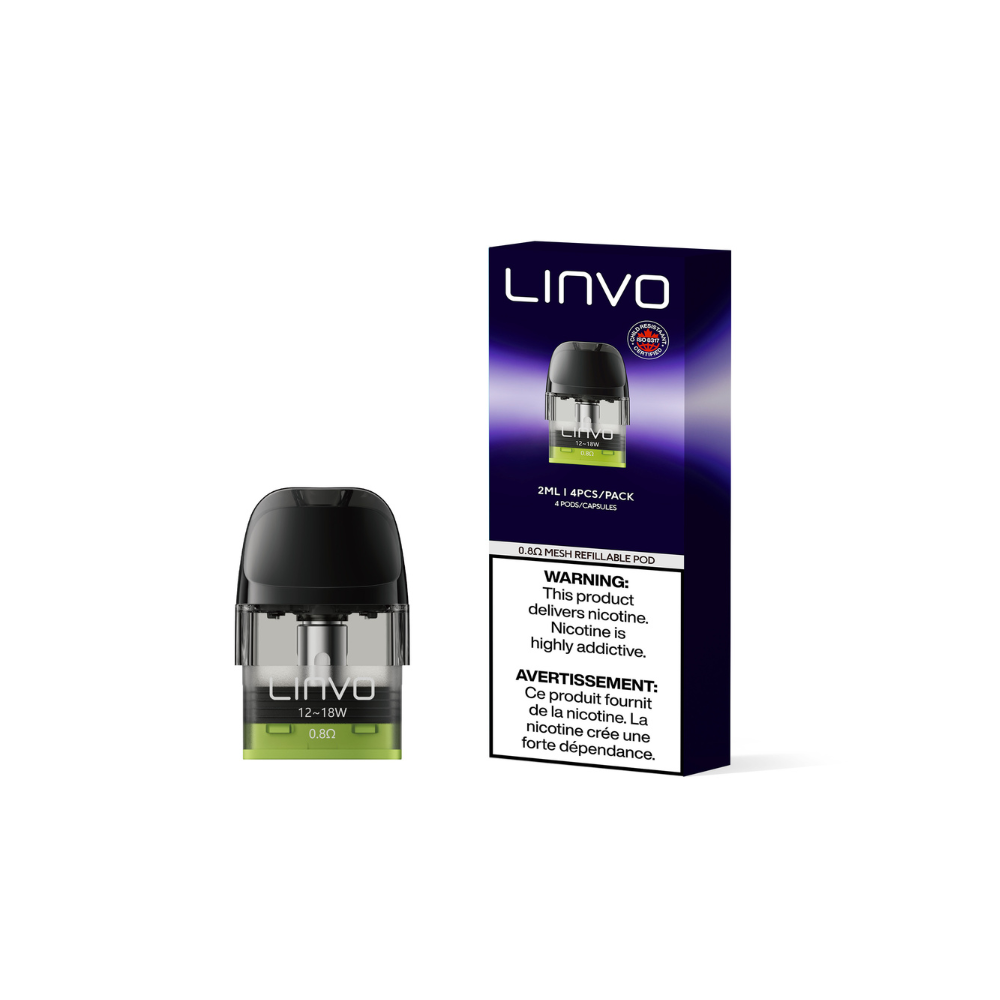 LINVO FORCE AIR 0.8 OHM REPLACEMENT POD 2ML (4 PACK) [CRC]