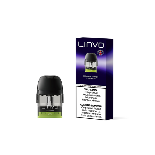 LINVO FORCE AIR 0.8 OHM REPLACEMENT POD 2ML (4 PACK) [CRC]