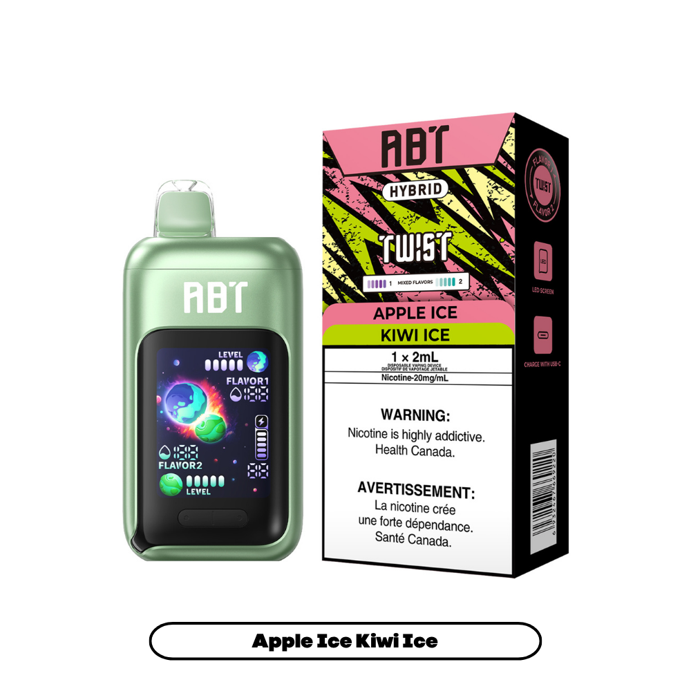 ABT Twist - Apple Ice Kiwi Ice (4pc/Carton) [FED]