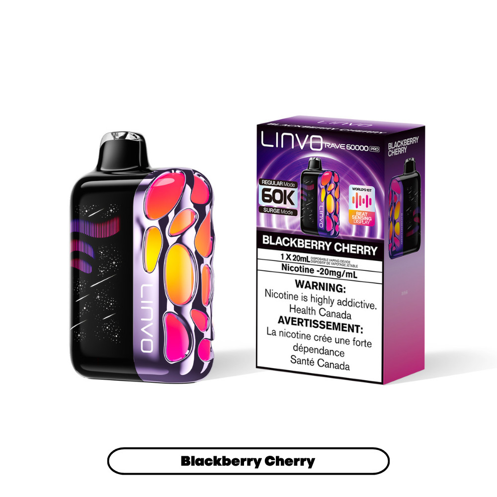 Linvo Rave 60000 Pro - Blackberry Cherry (4pc/Carton) [Federal]