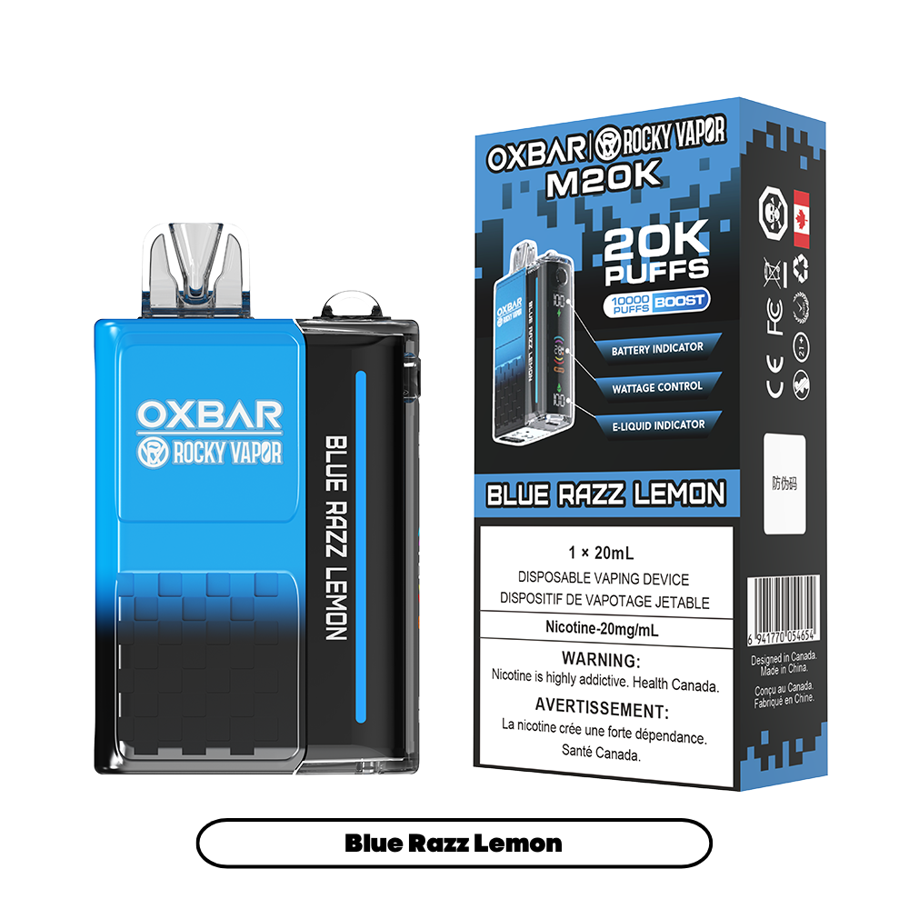 Rocky Vapor Oxbar M20K - Blue Razz Lemon (5pc/Carton) [Federal]