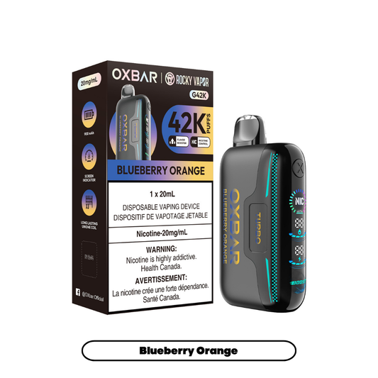 Rocky Vapor Oxbar G42K - Blueberry Orange (4pc/Carton) [Federal]