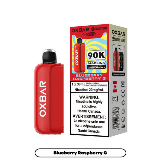 Rocky Vapor Oxbar Maglink - G Series - Blueberry Raspberry G (4pc/Carton) [Federal] {Prefilled Pods}