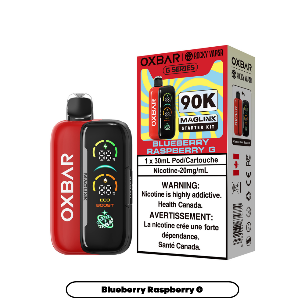 Rocky Vapor Oxbar Maglink - G Series - Blueberry Raspberry G (4pc/Carton) [Federal] {Starter Kit}