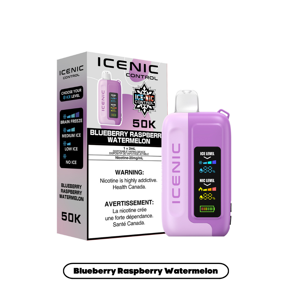 ICE NIC - Blueberry Raspberry Watermelon (5pc/Carton) [Federal]
