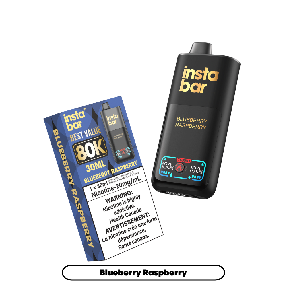 Insta Bar 80K - Blueberry Raspberry (4pc/Carton) [Federal]