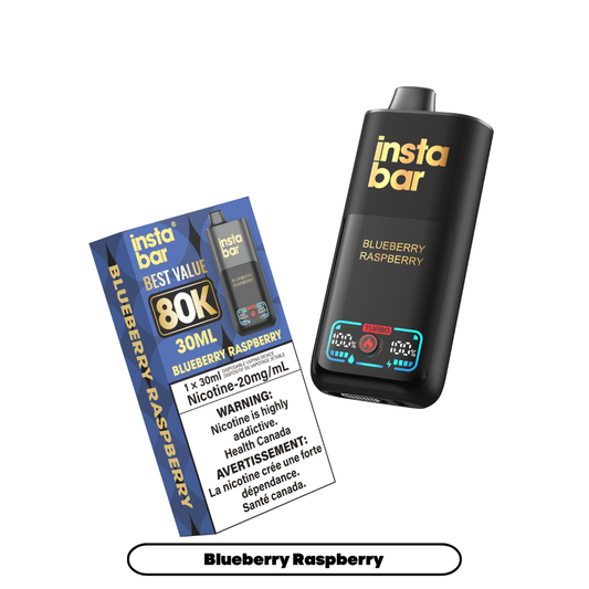 Insta Bar 80K - Blueberry Raspberry (4pc/Carton) [Federal]