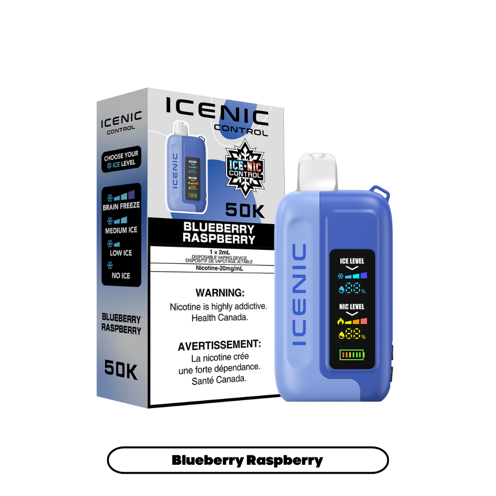 ICE NIC - Blueberry Raspberry (5pc/Carton) [Federal]
