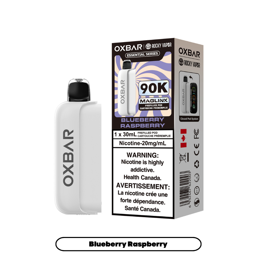 Rocky Vapor Oxbar Maglink - Essential Series - Blueberry Raspberry (4pc/Carton) [Federal] {Prefilled Pods}