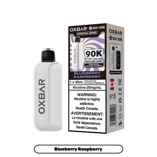 Rocky Vapor Oxbar Maglink - Essential Series - Blueberry Raspberry (4pc/Carton) [Federal] {Prefilled Pods}