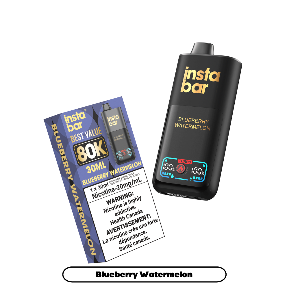 Insta Bar 80K - Blueberry Watermelon (4pc/Carton) [Federal]