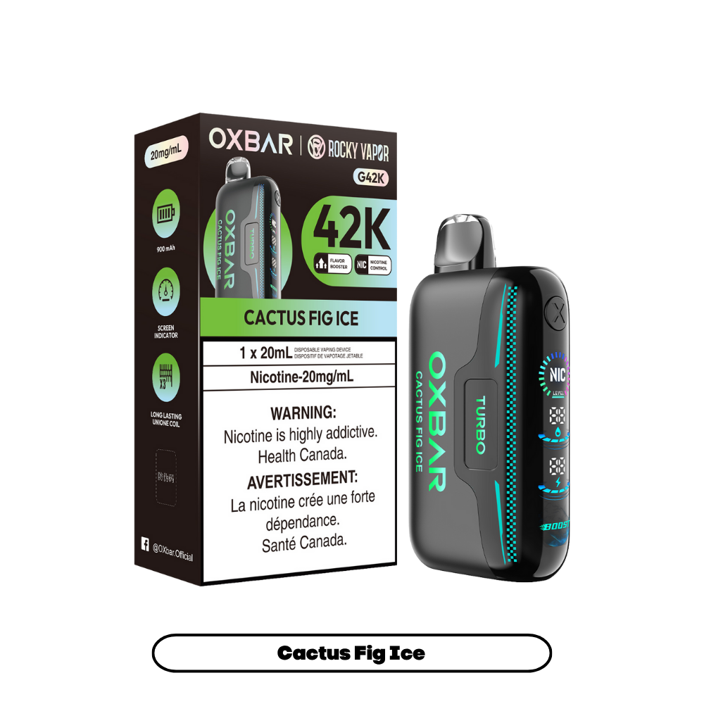 Rocky Vapor Oxbar G42K - Cactus Fig Ice (4pc/Carton) [Federal]