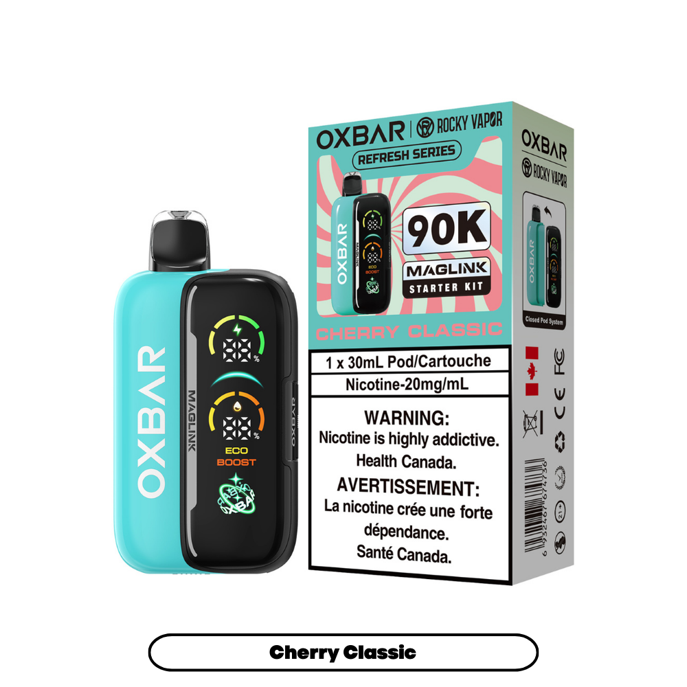 Rocky Vapor Oxbar Maglink - Refresh Series - Cherry Classic (4pc/Carton) [Federal] {Starter Kit}
