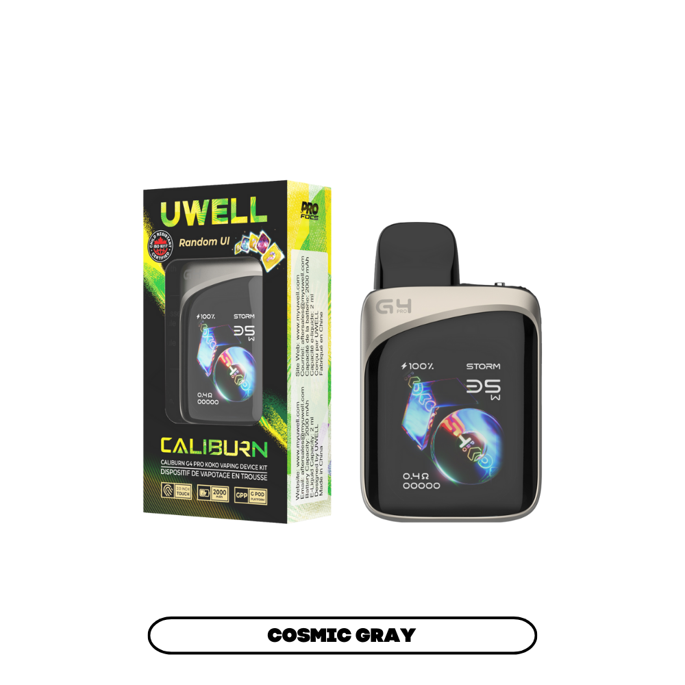UWELL CALIBURN G4 PRO KOKO POD KIT [CRC] - COSMIC GRAY