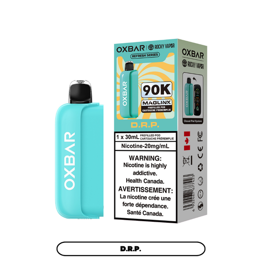 Rocky Vapor Oxbar Maglink - Refresh Series - D.R.P. (4pc/Carton) [Federal] {Prefilled Pods}