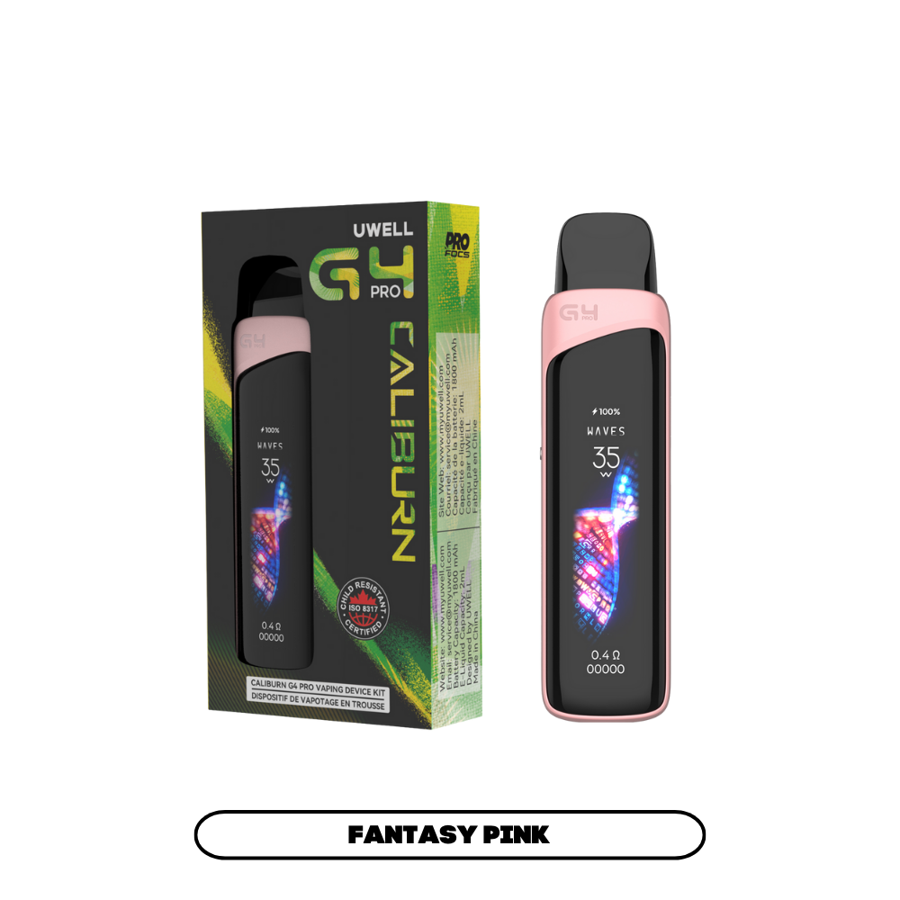 UWELL CALIBURN G4 PRO POD KIT [CRC] - FANTASY PINK