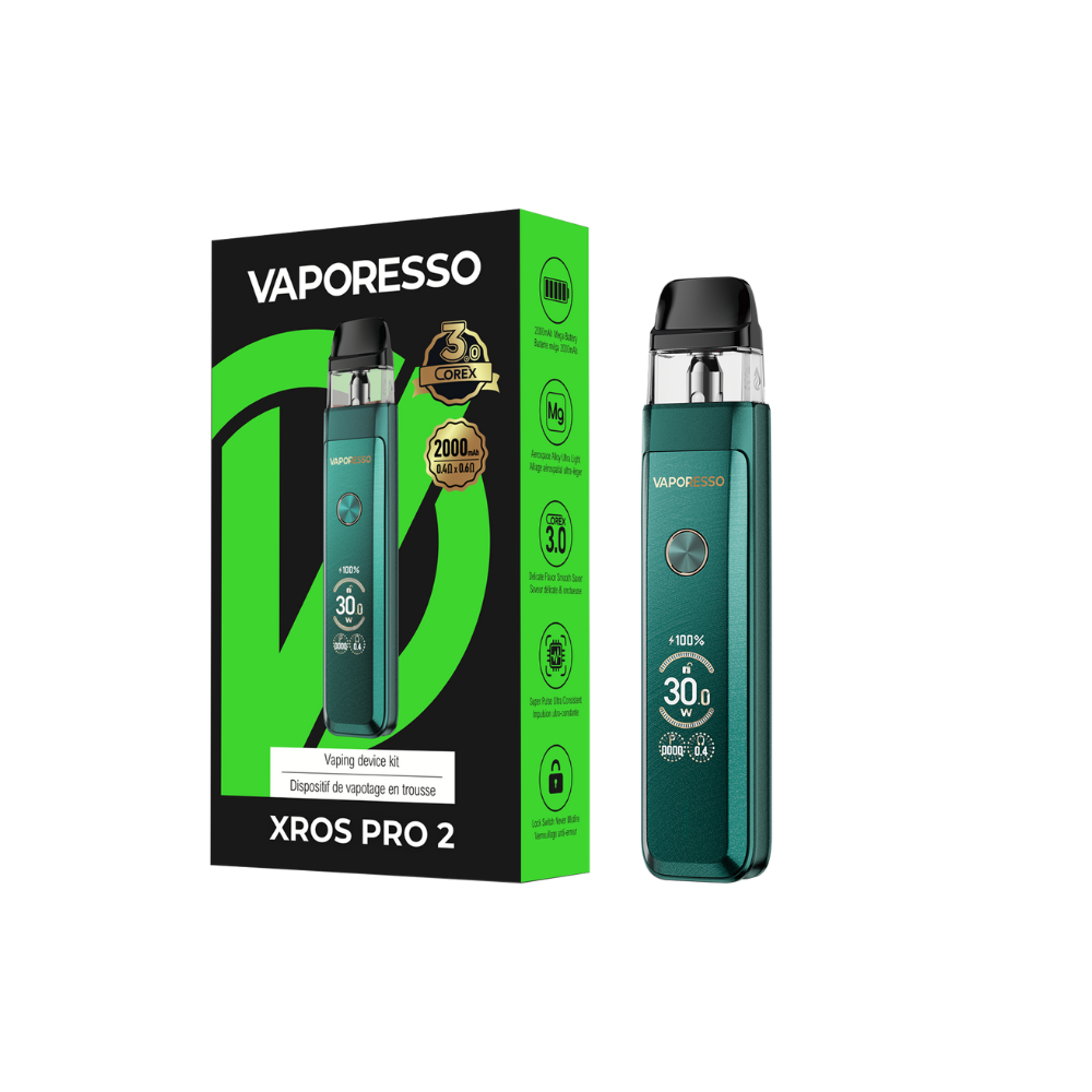 VAPORESSO XROS PRO 2 POD KIT [CRC] - GEM GREEN