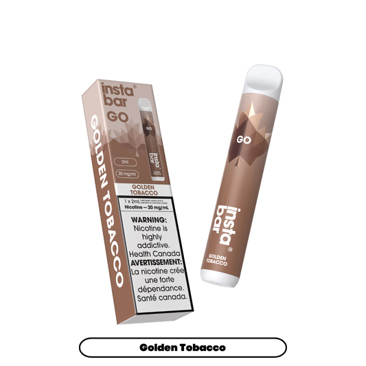 Insta Bar GO - Golden Tobacco (6pc/Carton) [Federal]
