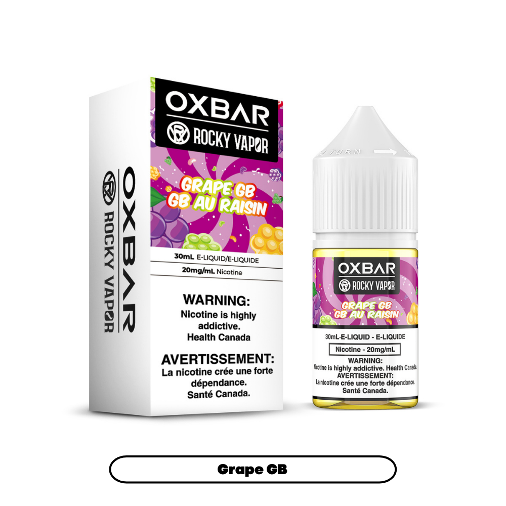 Rocky Vapor Oxbar E-liquids - Grape GB [Federal]