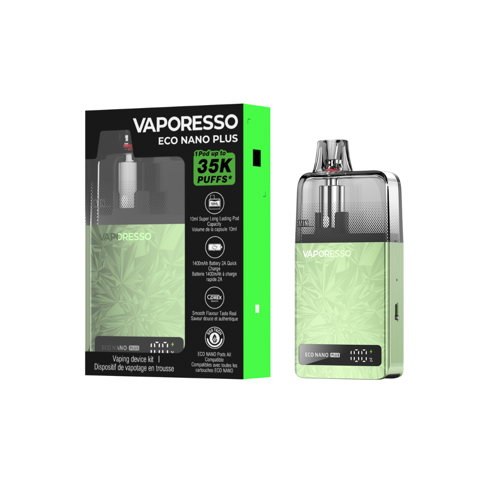 VAPORESSO ECO NANO PLUS POD KIT [CRC] - GRAPE GREEN