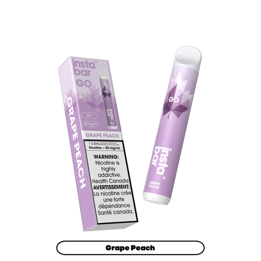 Insta Bar GO - Grape Peach (6pc/Carton) [Federal]