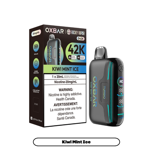 Rocky Vapor Oxbar G42K - Kiwi Mint Ice (4pc/Carton) [Federal]