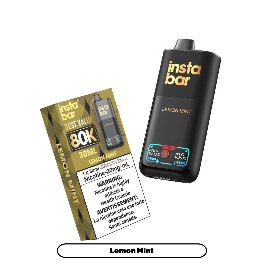 Insta Bar 80K - Lemon Mint (4pc/Carton) [Federal]