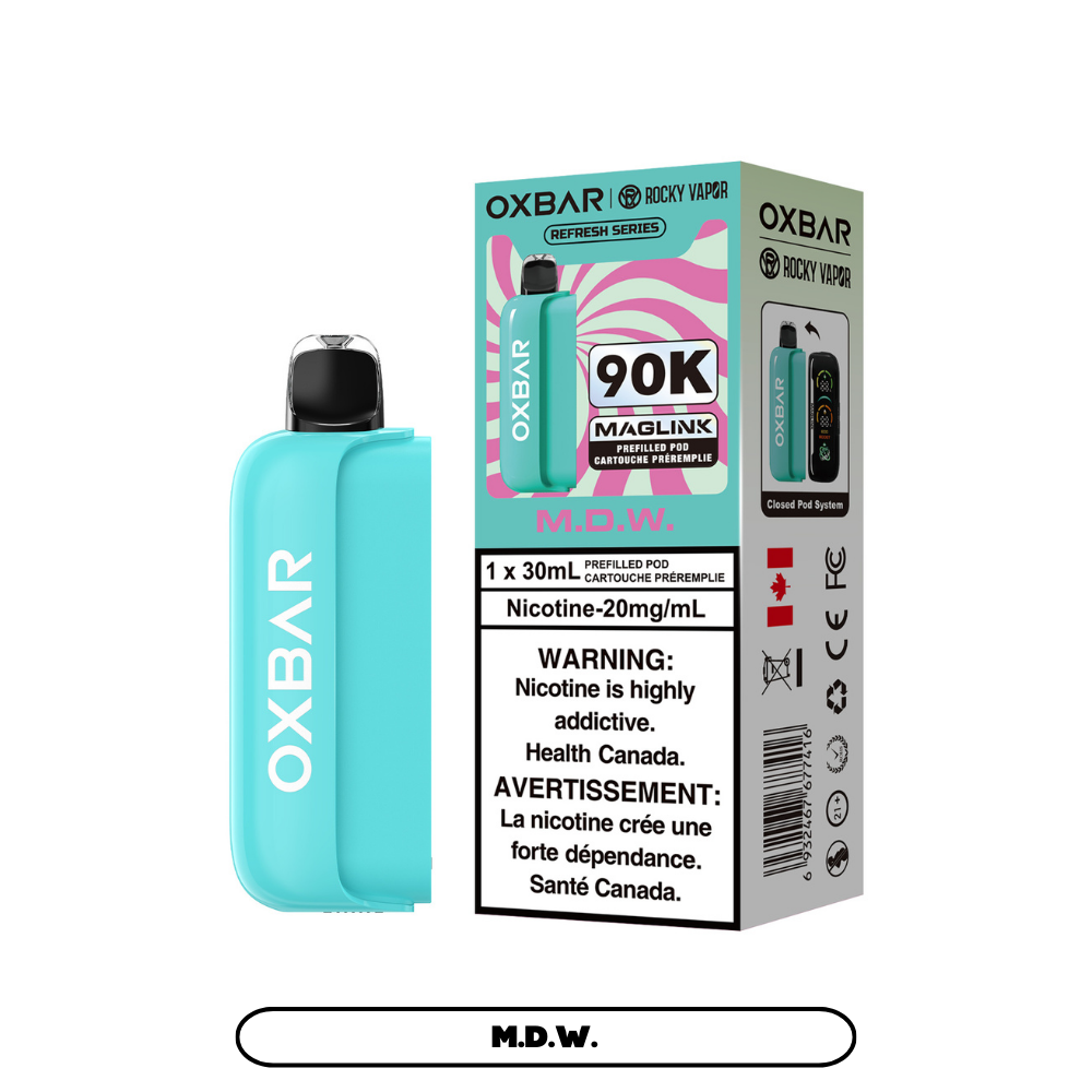 Rocky Vapor Oxbar Maglink - Refresh Series - M.D.W. (4pc/Carton) [Federal] {Prefilled Pods}