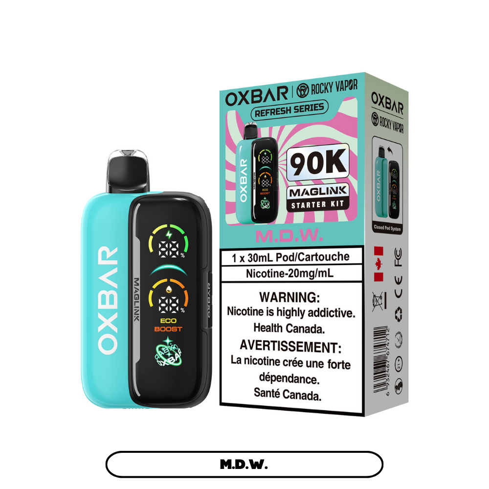 Rocky Vapor Oxbar Maglink - Refresh Series - M.D.W. (4pc/Carton) [Federal] {Starter Kit}
