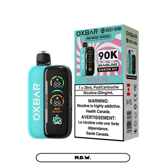 Rocky Vapor Oxbar Maglink - Refresh Series - M.D.W. (4pc/Carton) [Federal] {Starter Kit}