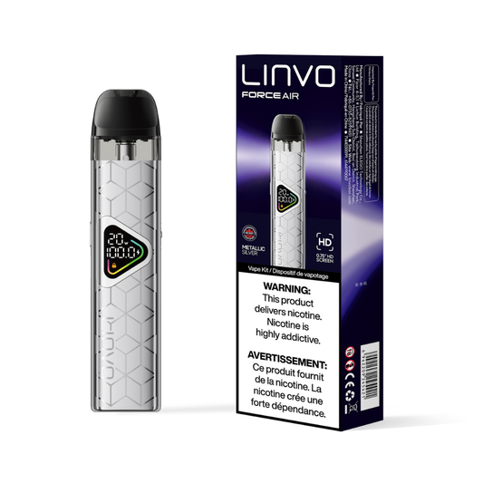 LINVO FORCE AIR POD KIT [CRC] - METALLIC SILVER