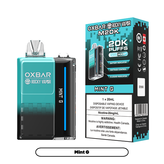 Rocky Vapor Oxbar M20K - Mint G (5pc/Carton) [Federal]