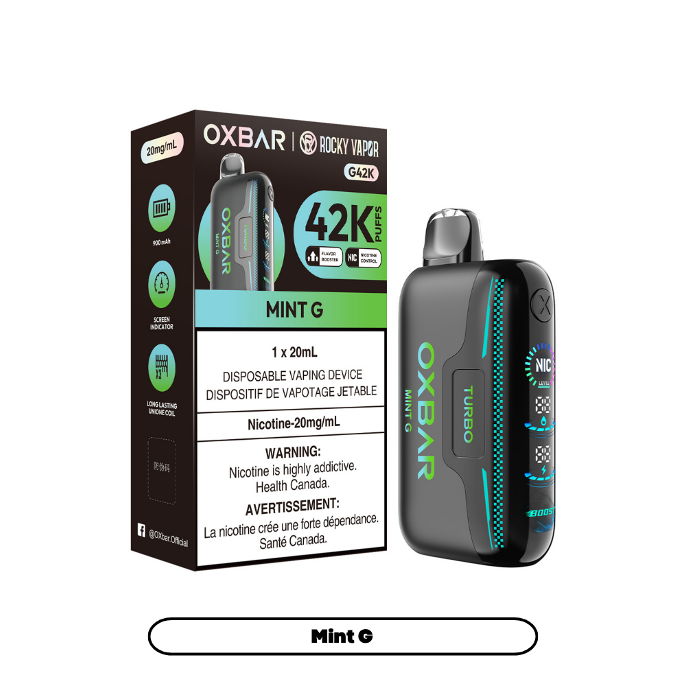 Rocky Vapor Oxbar G42K - Mint G (4pc/Carton) [Federal]