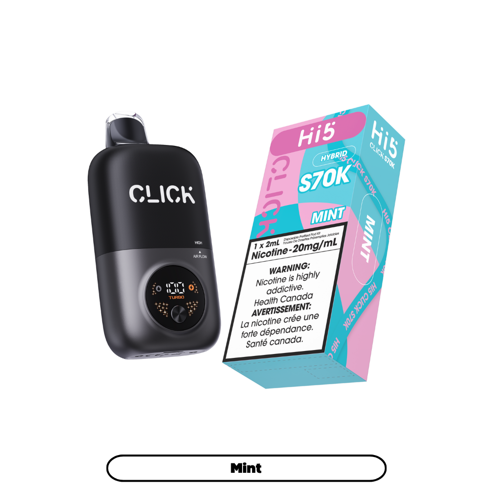 Hi5 Click S70k -  Mint (4pc/Carton) {Starter Kit} [Federal]