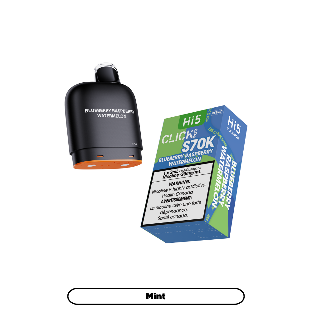 Hi5 Click S70k -  Mint (4pc/Carton) {Prefilled Pods} [Federal]