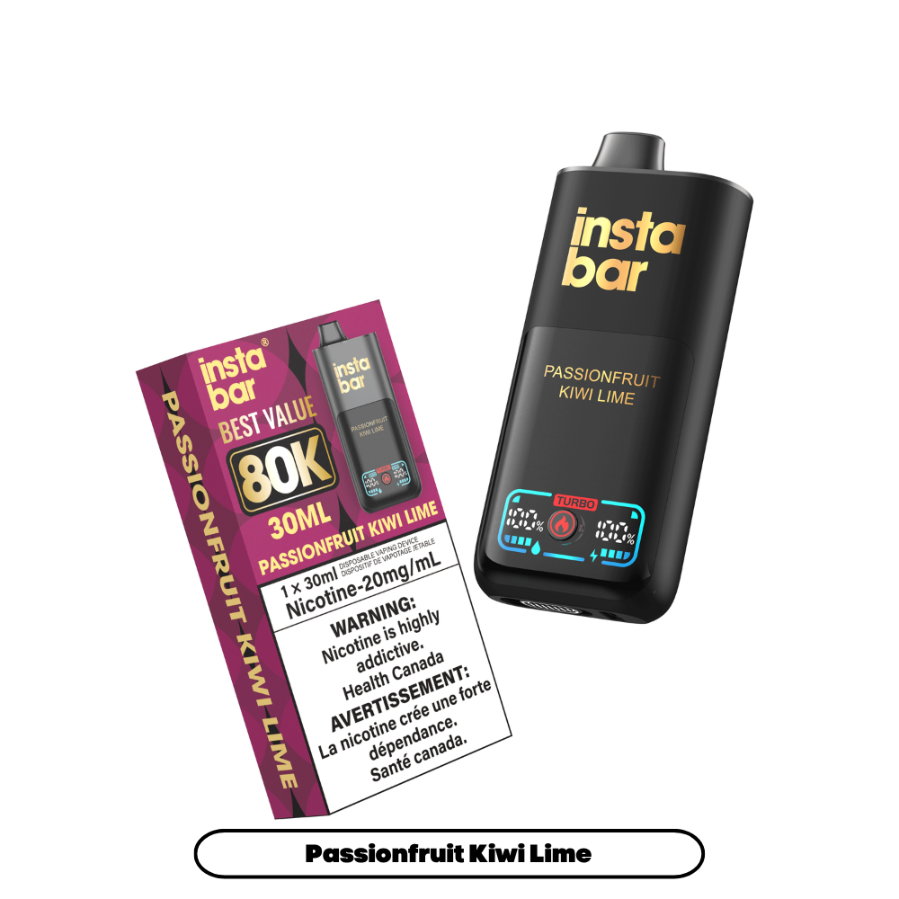 Insta Bar 80K - Passionfruit Kiwi Lime (4pc/Carton) [Federal]