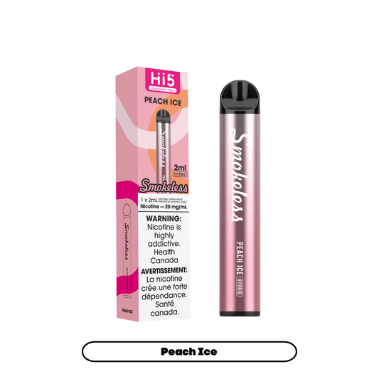 Hi5 Smokeless - Peach Ice (6pc/Carton) [Federal]