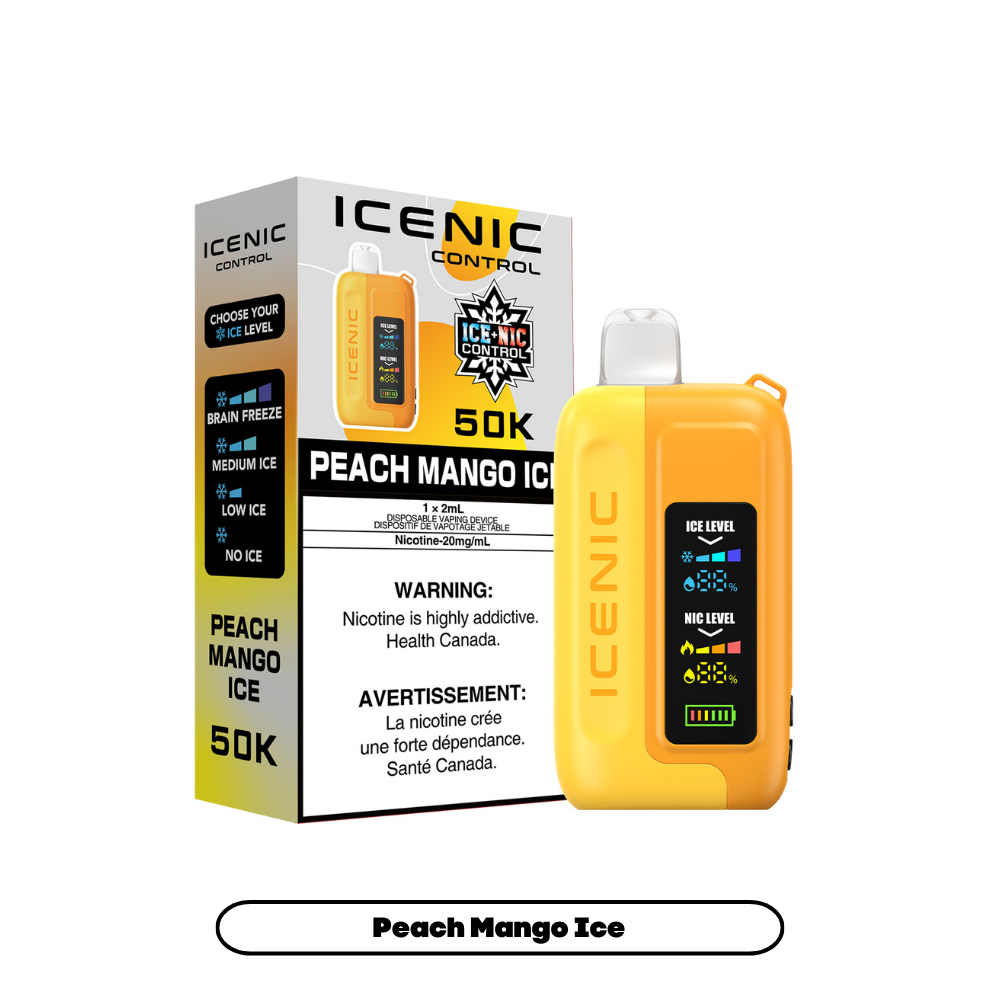 ICE NIC - Peach Mango Ice (5pc/Carton) [Federal]
