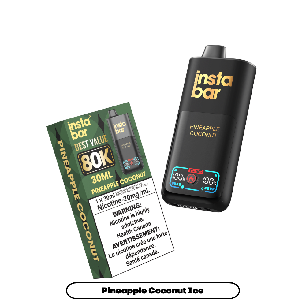 Insta Bar 80K - Pineapple Coconut Ice (4pc/Carton) [Federal]