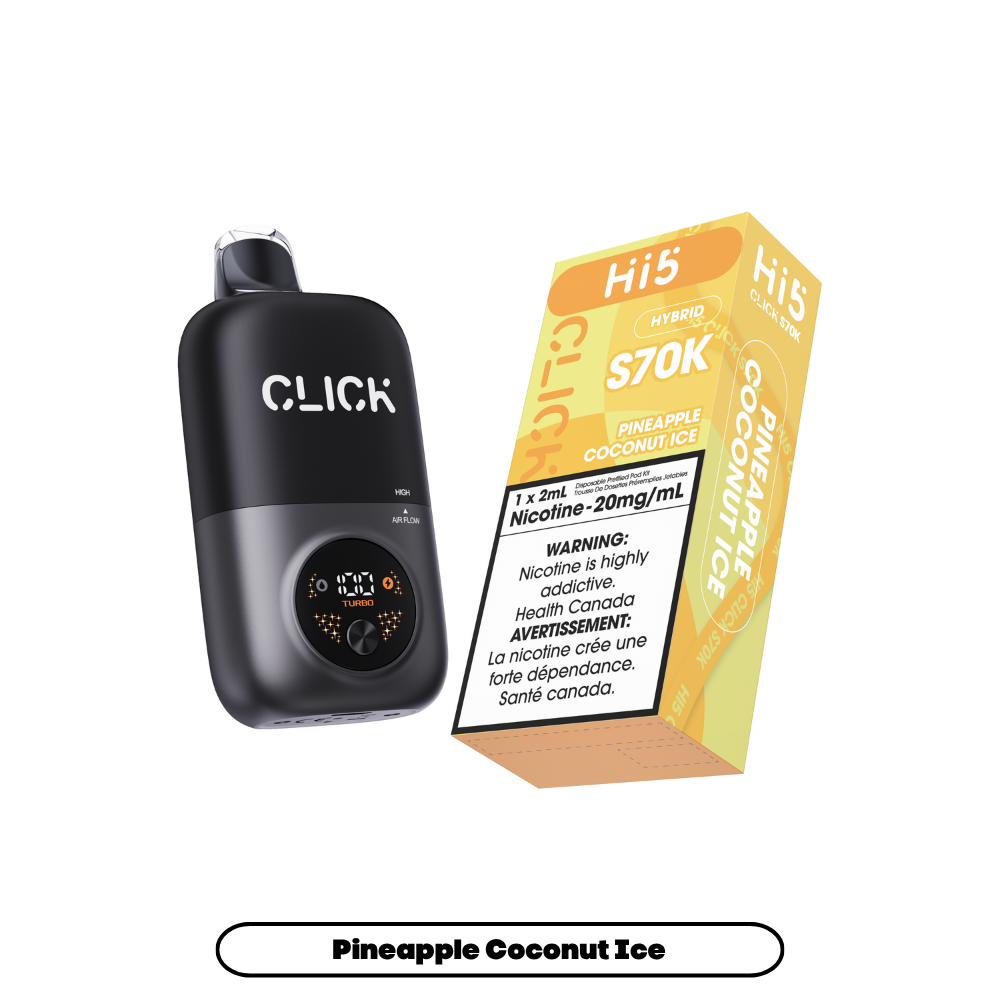 Hi5 Click S70k -  Pineapple Coconut Ice (4pc/Carton) {Starter Kit} [Federal]