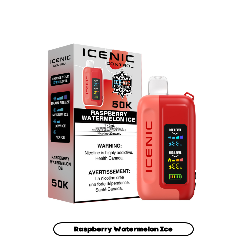 ICE NIC - Raspberry Watermelon Ice (5pc/Carton) [Federal]