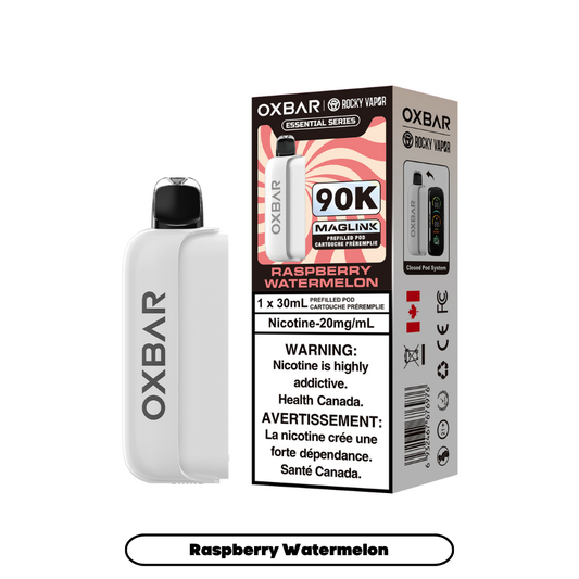 Rocky Vapor Oxbar Maglink - Essential Series - Raspberry Watermelon (4pc/Carton) [Federal] {Prefilled Pods}