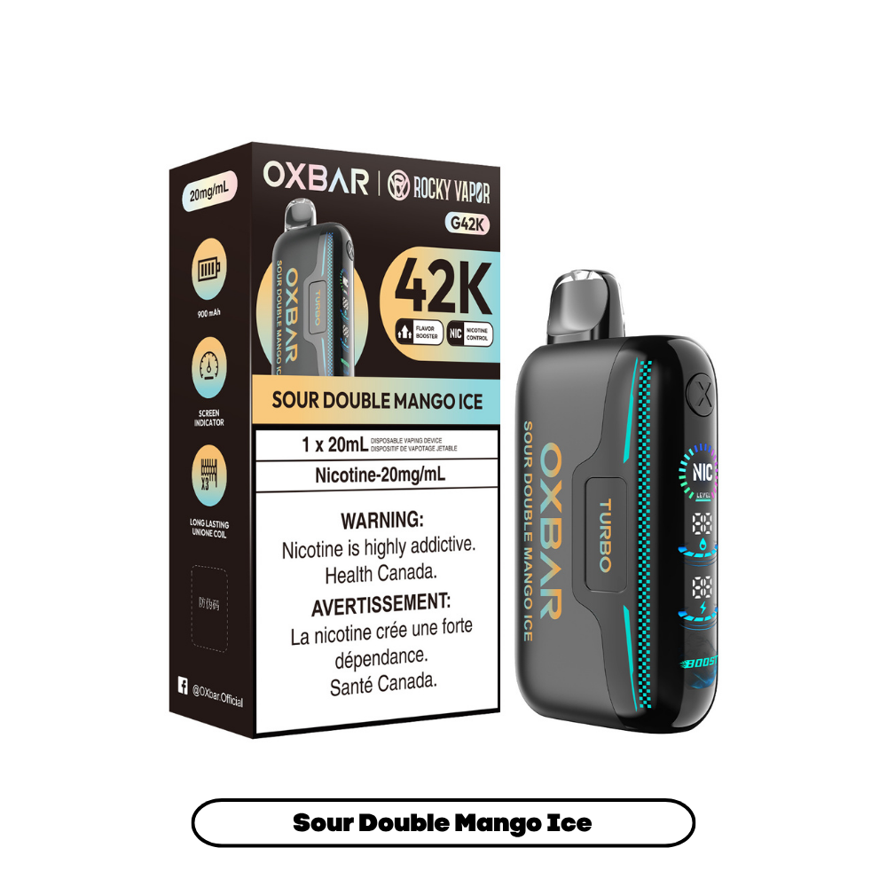 Rocky Vapor Oxbar G42K - Sour Double Mango Ice (4pc/Carton) [Federal]