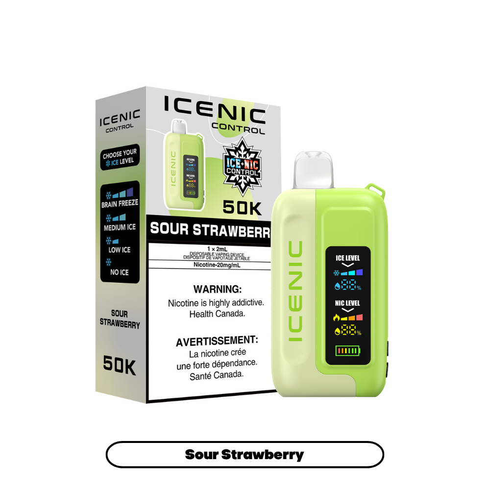 ICE NIC - Sour Strawberry (5pc/Carton) [Federal]